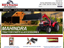 Tablet Screenshot of billstractor.net